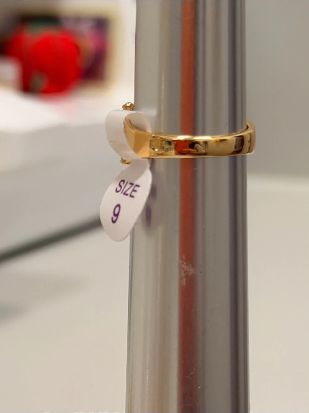 Bomb Party NWT! Gold-Tone Wide Pavé Crystal Ring
